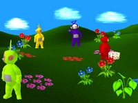 une photo d'Ã©cran de Teletubbies sur Sony Playstation